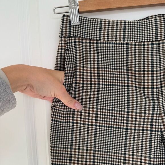 CHI & CO | cropped gingham dress pants - Picture 3 of 11